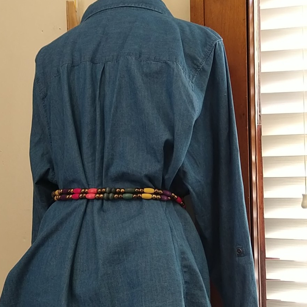 CJ BANKS Denim Shirt - Picture 5 of 7